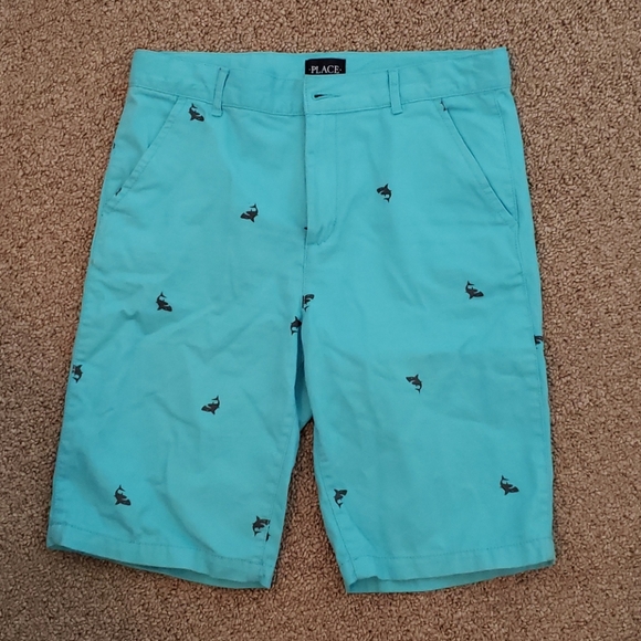 The Children's Place Other - Boys shorts turquoise with blue whales